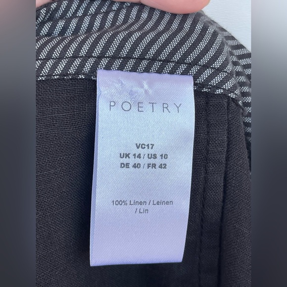 POETRY LINEN SHORTS SIZE 10 - Picture 11 of 12